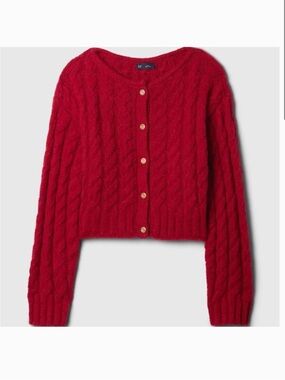 Gap x cult Gaia collab red cardigan. New. Size medium